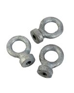 Galvanised Loop Nuts, Pack of 10